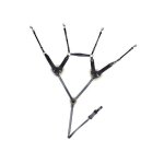 Collier de chasse cinq points noir cob (pur sang)