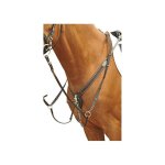 Collier de chasse elastique noir cheval