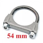 Collier pour echappement 54 mm -