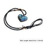 Collier en labradorite naturelle pour hommes et femmes, pendentif enroulé en pierre de lune, macramé ... Collier en labradorite naturelle pour hommes et femmes, pendentif enroulé en pierre de lune, macramé ...