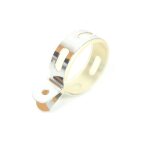 Collier de pot echappement chrom� pour moto peugeot 50 xr6 2003 - 07 754522 Ø70mm