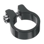 Collier serrage tige de selle attache argent ø34. 9mm velo cycle Collier serrage tige de selle attache argent ø34. 9mm velo cycle