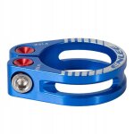 Collier de serrage pour tige de selle de vlo bleu 31, 8 mm