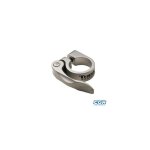 Collier tige de selle vtt / vtc d34. 9 mm argent alu + serrage rapide