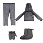 Combinaison anti moustiques légère pour l'été, veste, gants, pantalons, chaussettes avec maille ultra ... Combinaison anti moustiques légère pour l'été, veste, gants, pantalons, chaussettes avec maille ultra ...