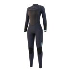 Combinaison n�opr�ne femme mystic brand fullsuit 3 / 2mm bzip flatlock night blue s night blue