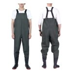 Combinaison de pche professionnelle, combinaison de pche en pvc, salopette verte