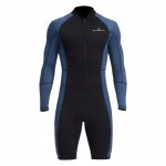 Combinaison de plonge courte pour homme avec fermeture eclair sur le devant et protection uv xxxl