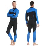 Combinaison de plonge kleyou 3mm ouverture avant pour hommes et femmes coupe - vent pour nage en hiver ...