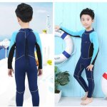 Combinaison de printemps pour enfants, a manches longues, 2mm, pour entranement a la plonge, m