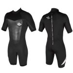 Combinaison shorty sooruz fighter 2 / 2mm back zip black