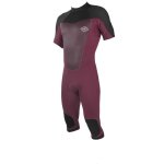 Combinaison shorty sooruz fighter 2 / 2 ss cut backzip wine