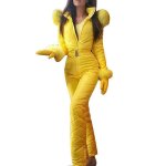 Combinaison de ski imperméable pour femme, chaude et chaude, idéale pour les sports de plein air, taille ... Combinaison de ski imperméable pour femme, chaude et chaude, idéale pour les sports de plein air, taille ...