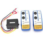 Commutateur a télécommande electrique de treuil sans fil de voiture de 12v avec l'émetteur manuel réglé ... Commutateur a télécommande electrique de treuil sans fil de voiture de 12v avec l'émetteur manuel réglé ...