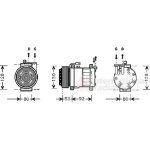 Compresseur, climatisation alfa romeo 145 de 10 / 1994 a 12 / 1996 Compresseur, climatisation alfa romeo 145 de 10 / 1994 a 12 / 1996