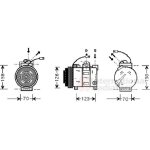Compresseur, climatisation audi a4 de 09 / 1997 a 11 / 2000 Compresseur, climatisation audi a4 de 09 / 1997 a 11 / 2000