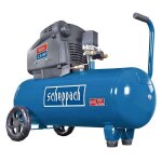 Compresseur double cylindre scheppach hc105dc 100l 10bar 1800w