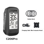Compteur gps sans fil c206 pro, bluetooth ant, pour vlo, ordinateur de route, vtt, compteur de vitesse, ...