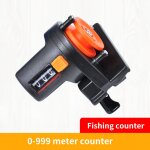 Compteur de ligne de p�che 0 999m 6cm, compteur de profondeur de p�che, outil de compteur, jauge de longueur ...
