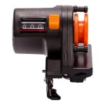 Compteur de ligne de pche portable, outil de mesure de la longueur du matriel, accessoires d'extrieur ...
