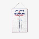 Compteur de points p�tanque stc sas compteur points petanque club blanc unique