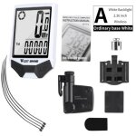 Compteur de vélo sans fil et filaire, etanche, odomètre, chronomètre, vitesse, montre numérique led Compteur de vélo sans fil et filaire, etanche, odomètre, chronomètre, vitesse, montre numérique led