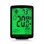 Compteur de vlo sans fil, odomtre etanche, capteur de cadence, ecran lcd de 2. 8 pouces, compteur de ...