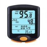 Compteur de vitesse sans fil multifonctionnel, ordinateur numérique pour vélo Compteur de vitesse sans fil multifonctionnel, ordinateur numérique pour vélo