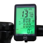 Compteur de vitesse de v�lo etanche, ecran lcd r�tro�clair�, ordinateur multifonction, contr�le tactile, ...