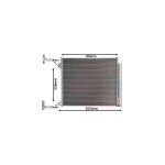 Condenseur avec bouteille d�shydratante pour nissan qashqai depuis 2014