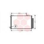 Condenseur avec bouteille pour honda crv de 2004 a 2006 type denso version 2. 2 cdti
