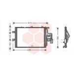 Condenseur sans bouteille pour opel combo de mars 2002 a 2003 version 1. 7 diesel