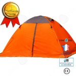 Confo tente de camping camping en plein air double poteau en aluminium double couche automatique avec ...