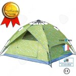 Confo� tente de camping camping en plein air portable 3 personnes double pont ouverture rapide automatique ...