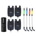 Confret alarmes de pêche carpe sans fil detecteurs recepteur et swingers sq - 4 - type 1 plus 4 Confret alarmes de pêche carpe sans fil detecteurs recepteur et swingers sq - 4 - type 1 plus 4