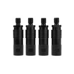 Connecteur de dosette de canne a p�che, 4 pi�ces, lib�ration rapide, alarme de morsure, b�ton de banque, ...