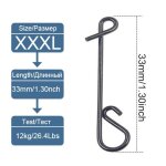 Connecteur de fil de p�che en acier inoxydable, accessoires a percussion, broche a pression sans noeud, ...