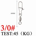 Connecteur d'hame�on en acier inoxydable pour p�che au brochet, emerillons de leurre, accessoires de ...