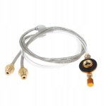 Connecteur de rservoir de gaz plat pour rchaud de camping, adaptateur de rgulateur de propane