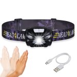 Contr�le du capteur de mouvement des phares de la lampe frontale a led