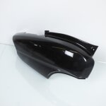Coque arrire droite p2r pour scooter mbk 50 ovetto 1996 - 2007 yj78124e / noir brillant neuf
