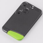 Coque carte cle pour renault laguna 2 - plip cle intelligente telecommande 3 boutons [phonillico]