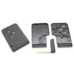 Coque pour clé carte télécommande renault mégane 2 scénic ii 3 boutons + lame Coque pour clé carte télécommande renault mégane 2 scénic ii 3 boutons + lame