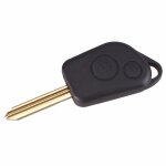 Coque cle pour citroen berlingo picasso saxo xsara peugeot partner - 2 boutons - plip telecommande avec ...