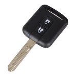 Coque cle pour nissan almera cabster micra navara pathfinder x - trail qashqai - plip cle telecommande ...