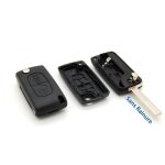 Coque clé plip télécommande 2 boutons citroen c1 c2 c3 c4 c5 sans rainure #x Coque clé plip télécommande 2 boutons citroen c1 c2 c3 c4 c5 sans rainure #x