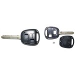Coque + cl� standard avec deux boutons. pile sur circuit - toyota corolla