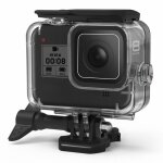 Coque etanche 60m pour gopro hero 8, housse de protection pour plongée sous - marine noire, accessoires ... Coque etanche 60m pour gopro hero 8, housse de protection pour plongée sous - marine noire, accessoires ...