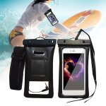Coque de natation en tpu, etui etanche avec brassard et prise audio pour iphone 8 7 6s 6 plus Coque de natation en tpu, etui etanche avec brassard et prise audio pour iphone 8 7 6s 6 plus