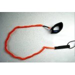 Corde de jambe de planche de surf elastique et rtractable, kitesurf, 12' - type orange